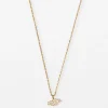 Necklace Butterfly Crystal - Gold