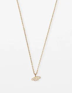 Necklace Butterfly Crystal - Gold