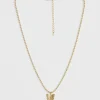 Necklace Gold Butterfly Ball Chain