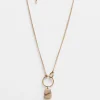 Necklace Gold W/Rose Pendant