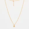 Necklace Oval Locket Gold