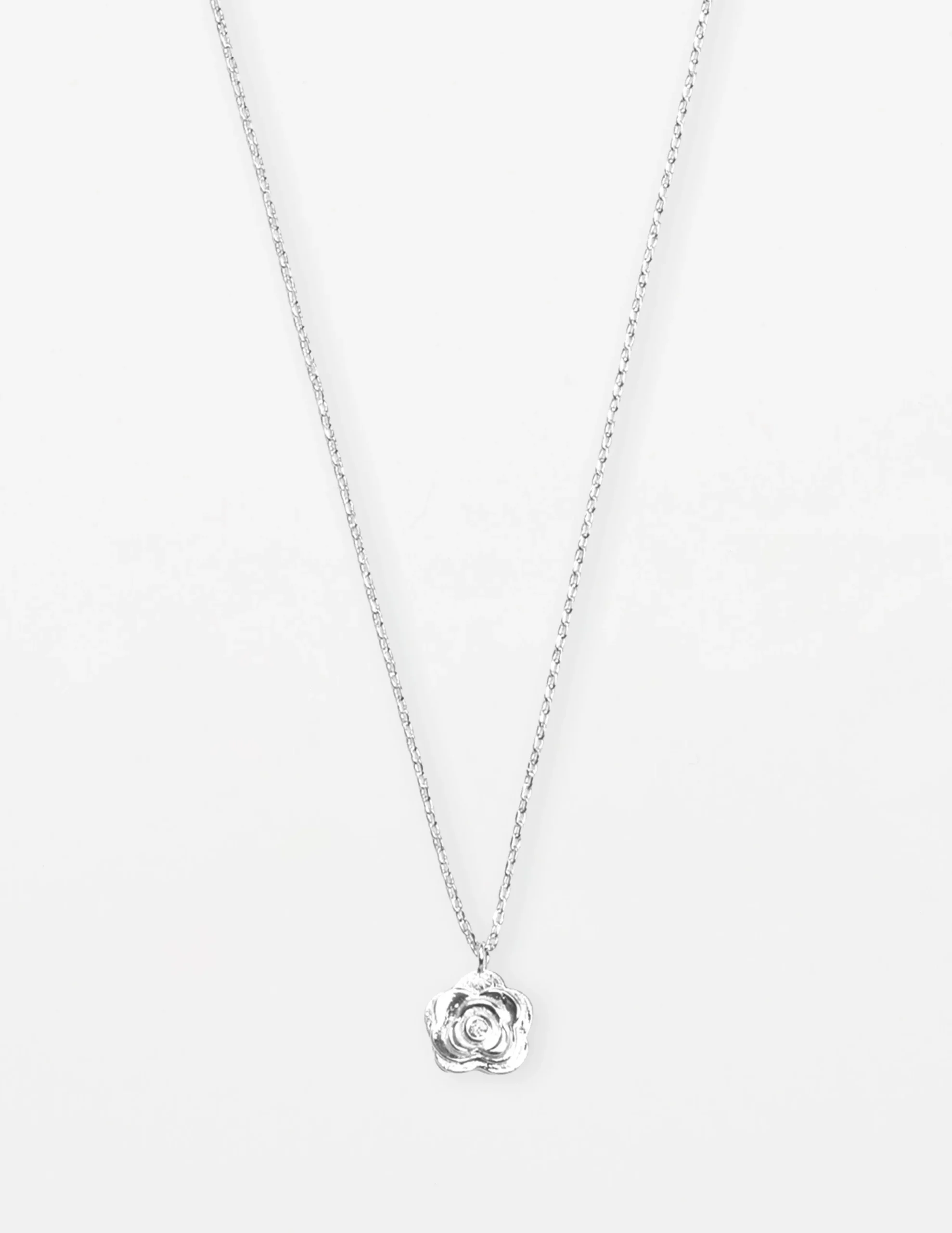 Necklace Petite Flower - Silver