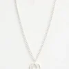 Necklace Silver Chunky Infinity Heart