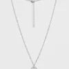 Necklace Silver Serpent Pendant