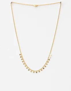 Necklace String of Stars Gold