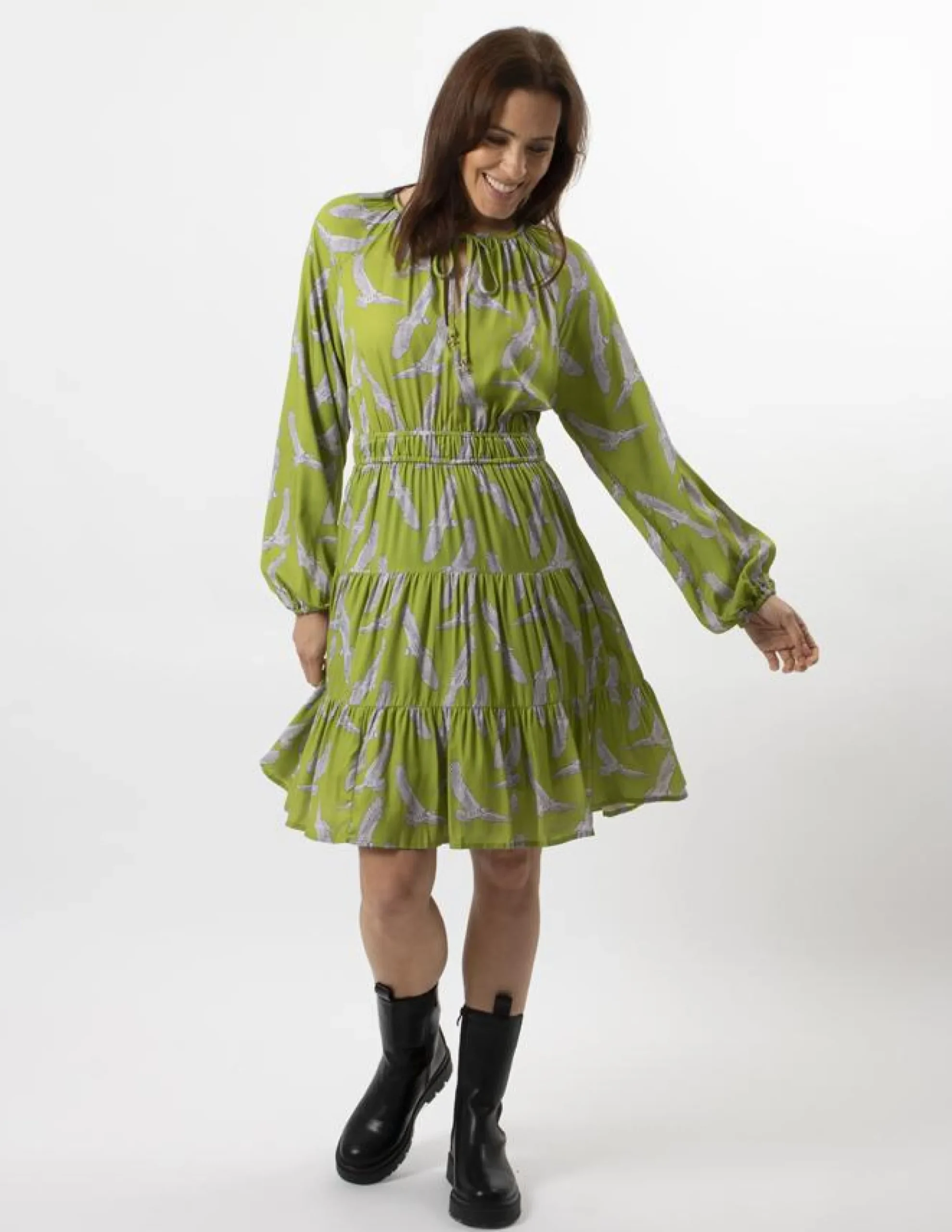 Nova Dress - Fly High Pickle