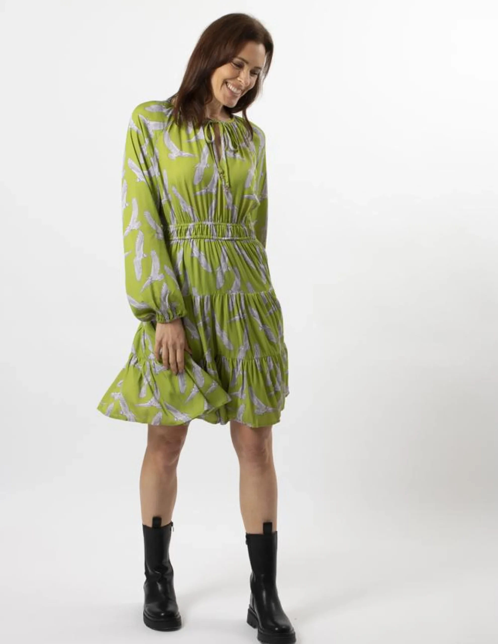 Nova Dress - Fly High Pickle