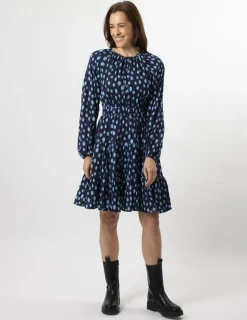 Nova Dress - Indigo Spot