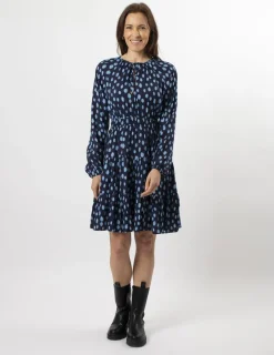 Nova Dress - Indigo Spot