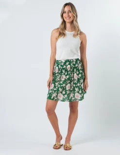 Orla Skirt - Vinatge Green Floral