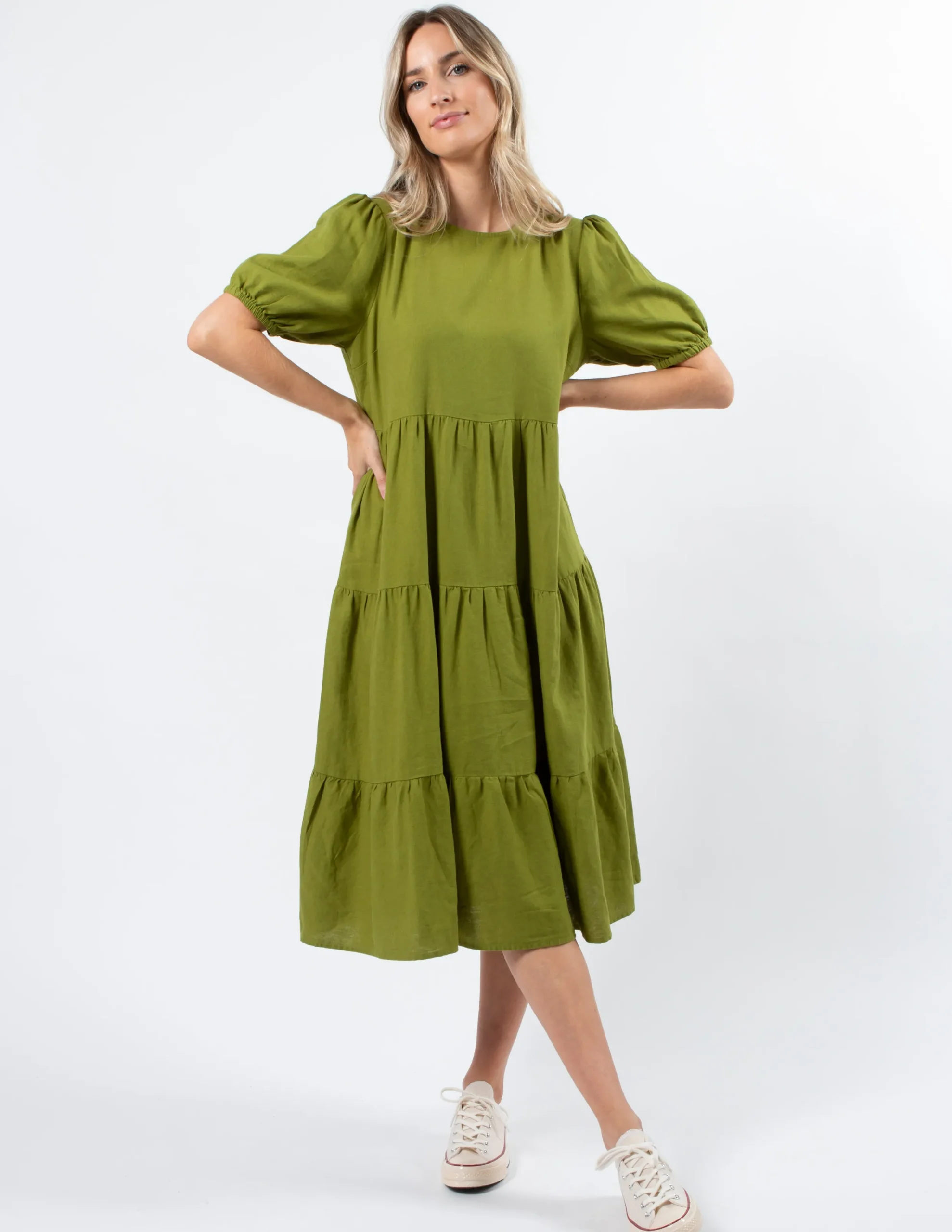 Palma Dress - Guacamole