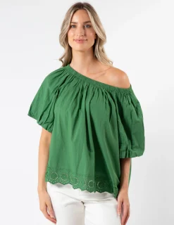 Paros Blouse - Juniper Green