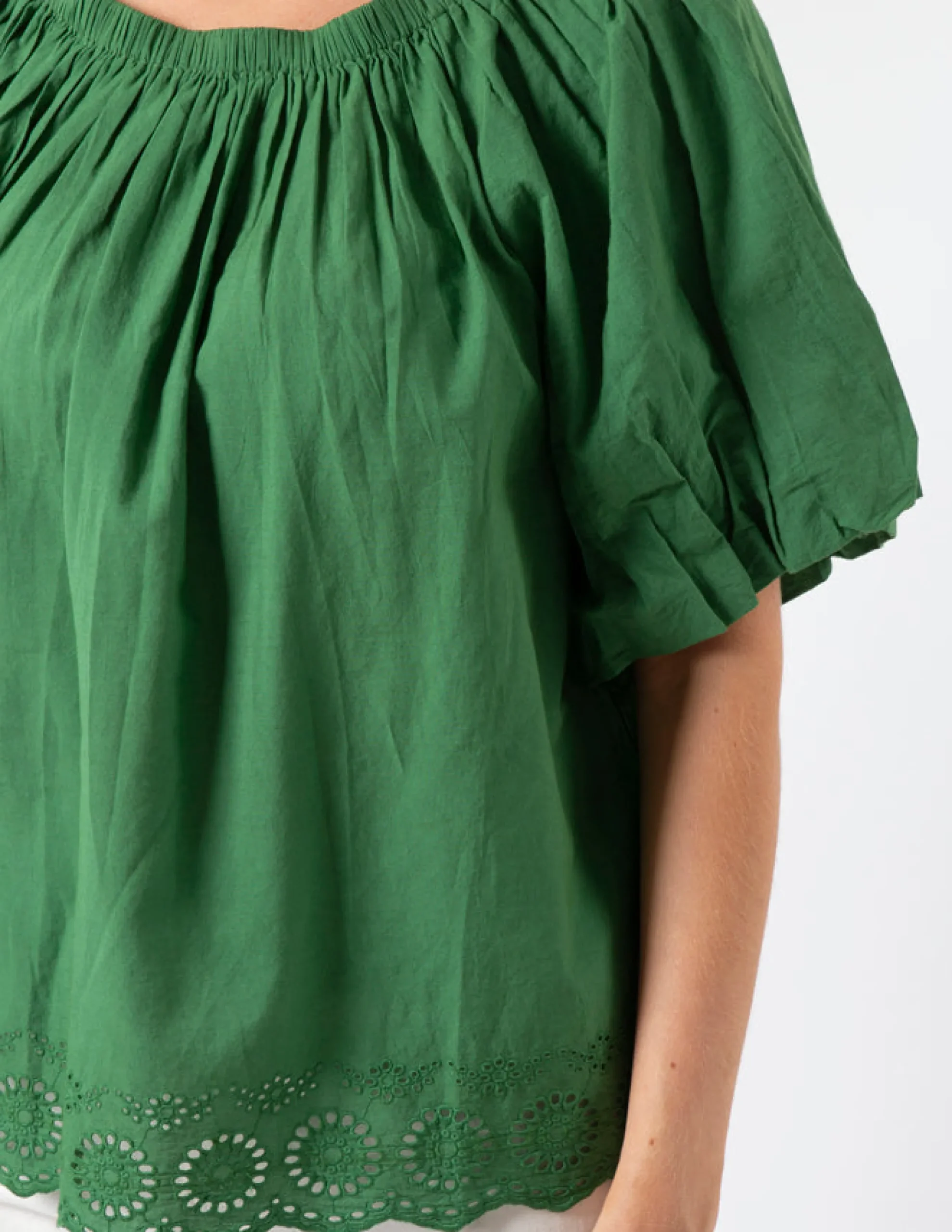 Paros Blouse - Juniper Green