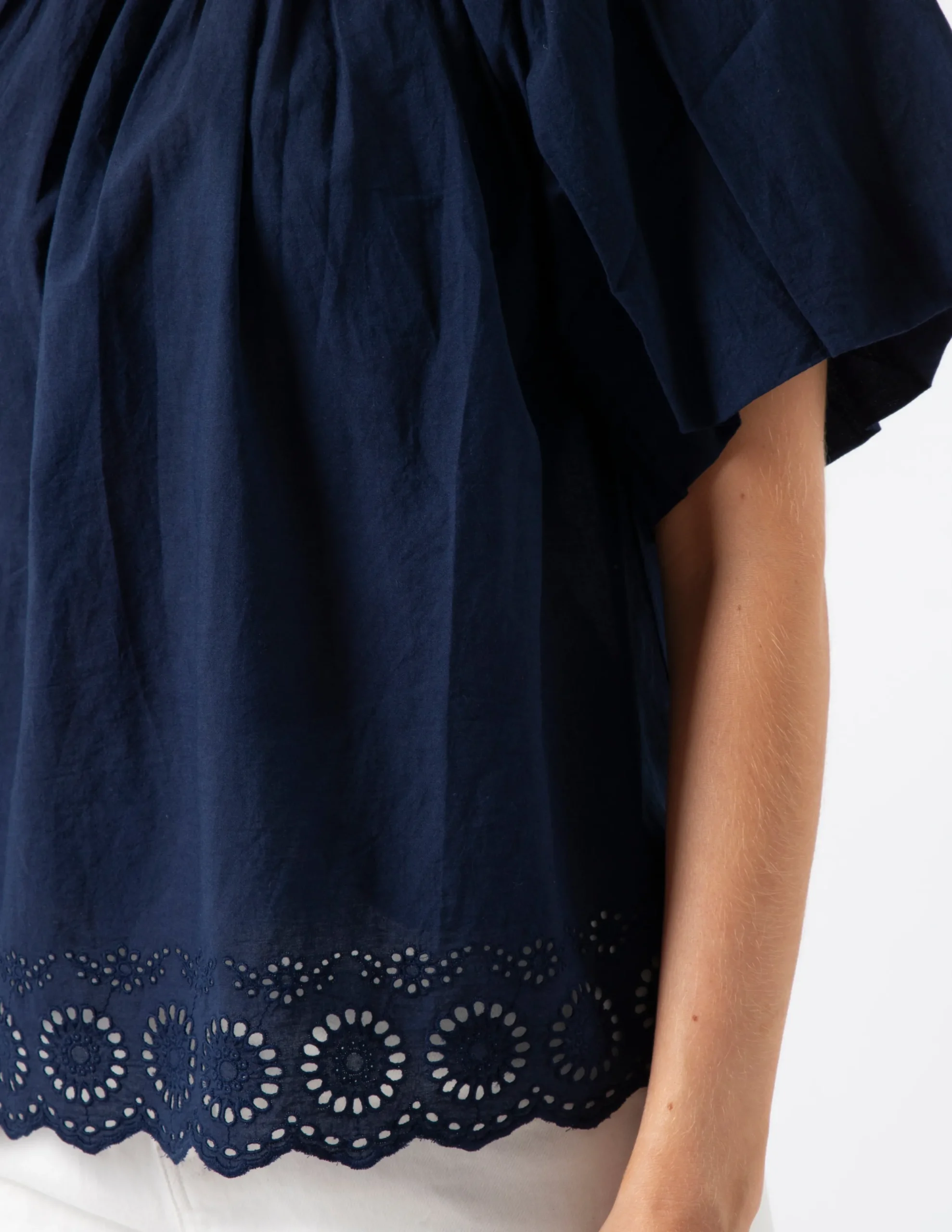 Paros Blouse - Navy