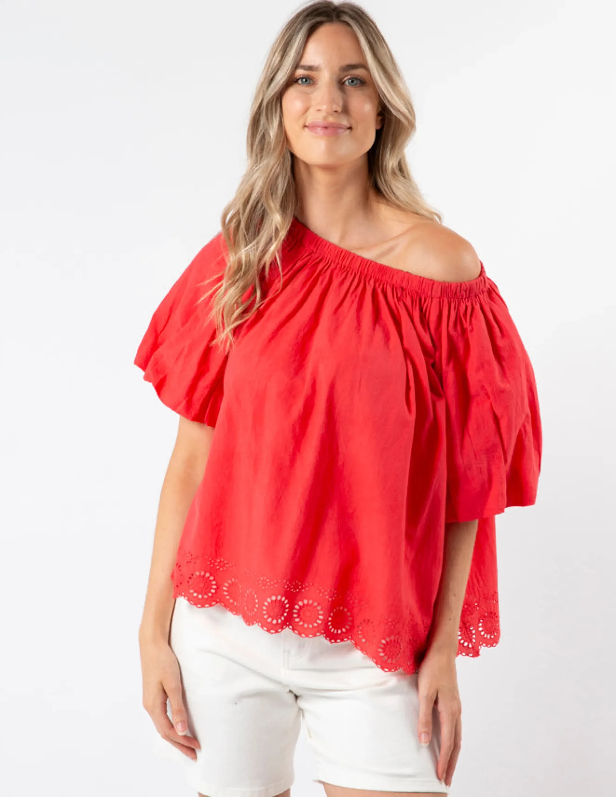 Paros Blouse - Red