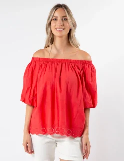 Paros Blouse - Red