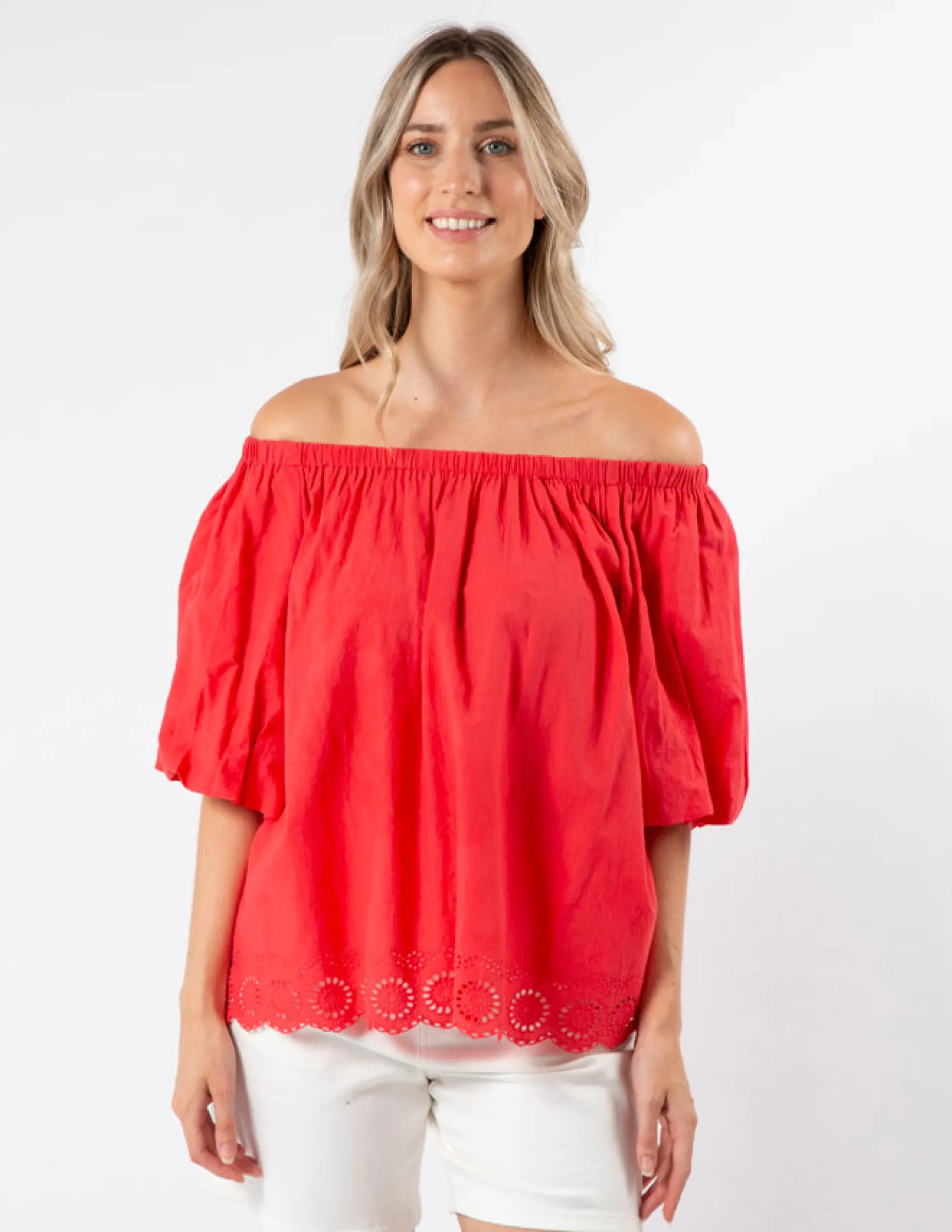 Paros Blouse - Red