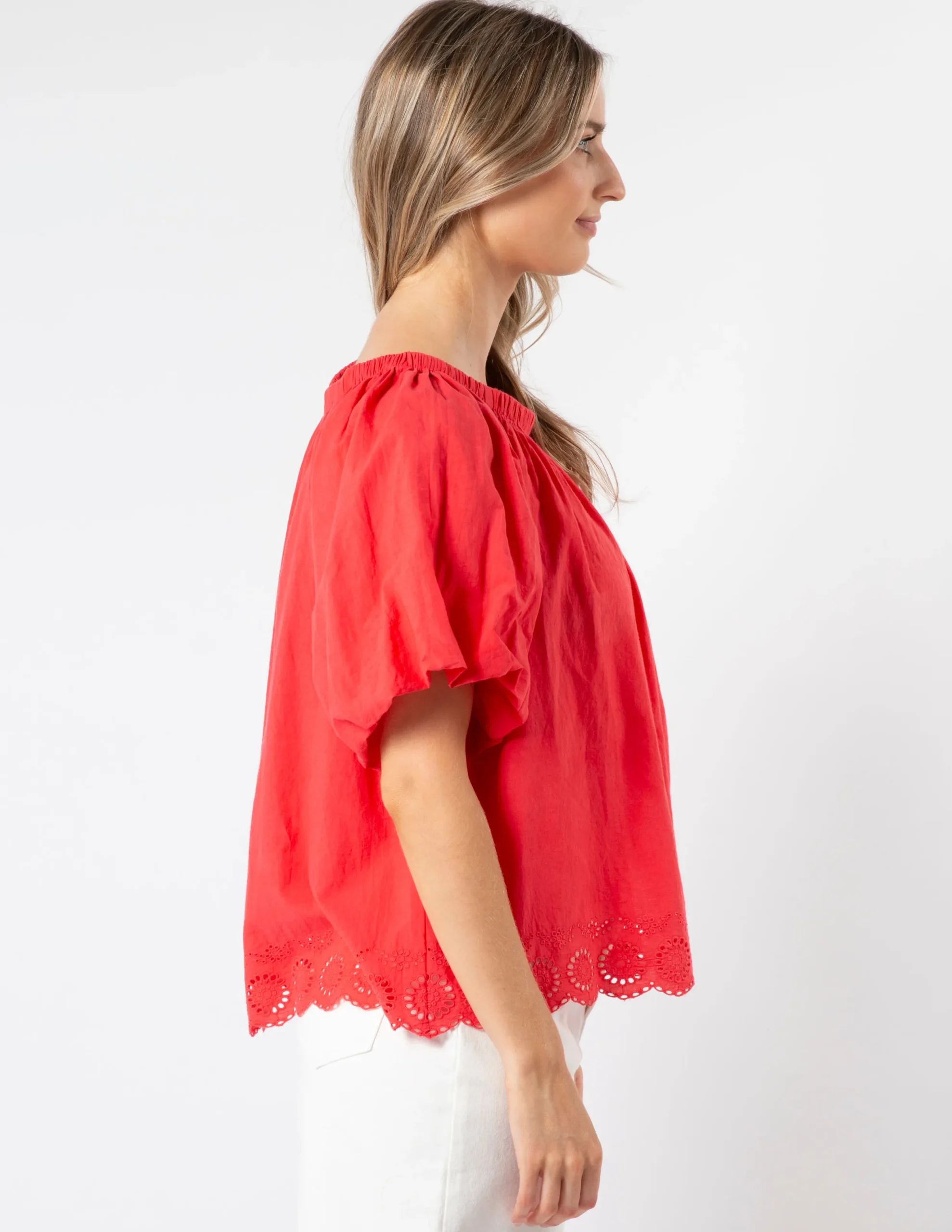 Paros Blouse - Red