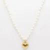 Pearl and Heart Necklace