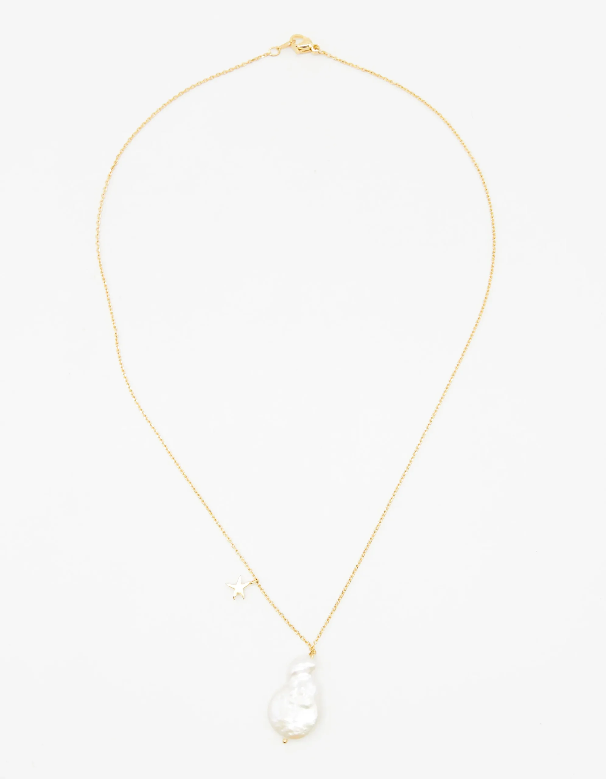 Pearl Necklace with Star