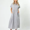 Penelope Dress - Classic Stripe