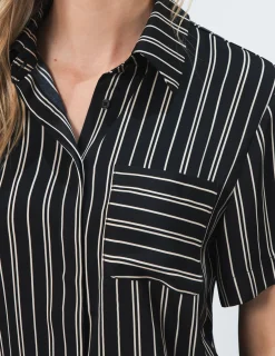 Penn Shirt - Milk Stripe