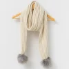 Pompom Scarves