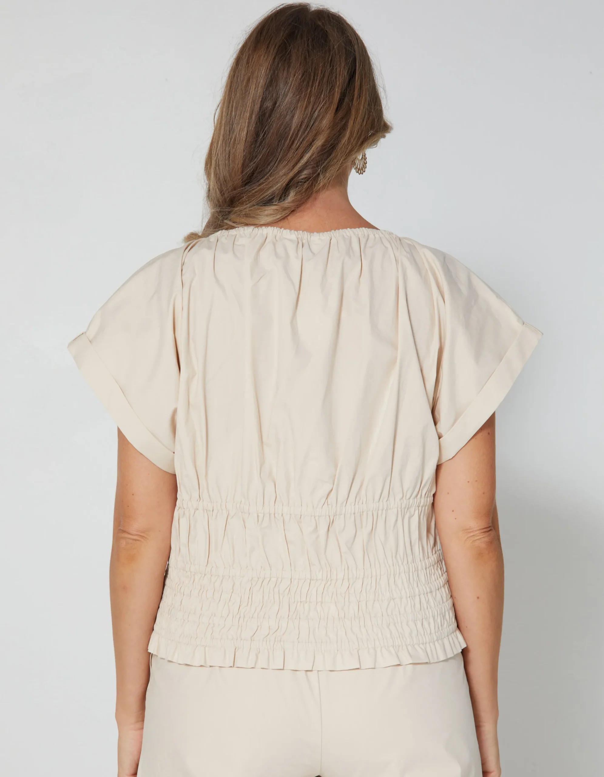 Poppy Blouse - Nude