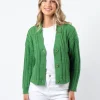 Posey Cardigan - Grass Melange