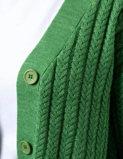 Posey Cardigan - Grass Melange