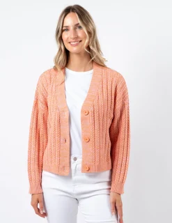 Posey Cardigan - Strawberry Melange