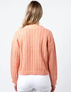 Posey Cardigan - Strawberry Melange