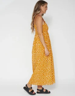 Primrose Dress - Peach Spot