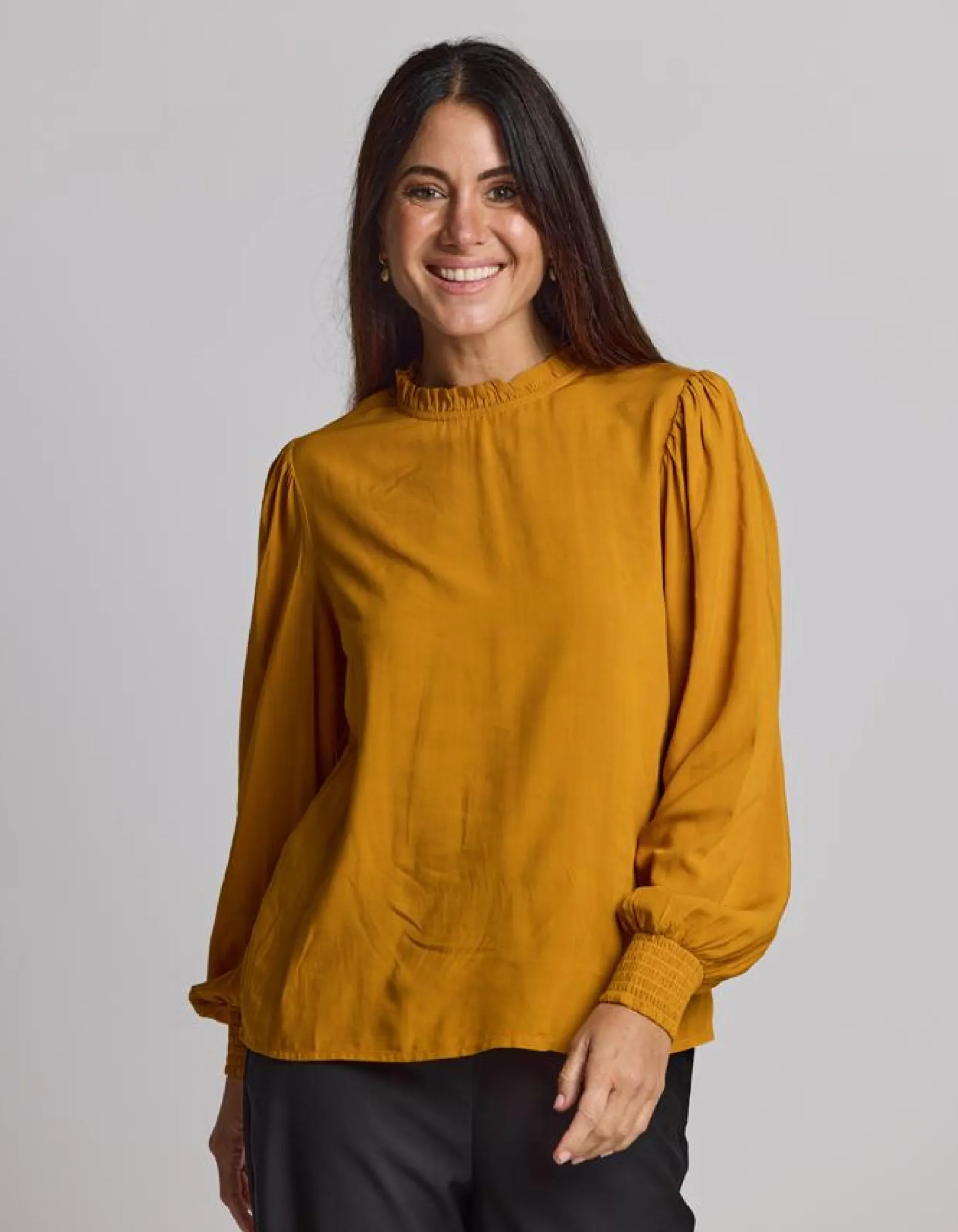 Prospect Blouse - Golden Syrup