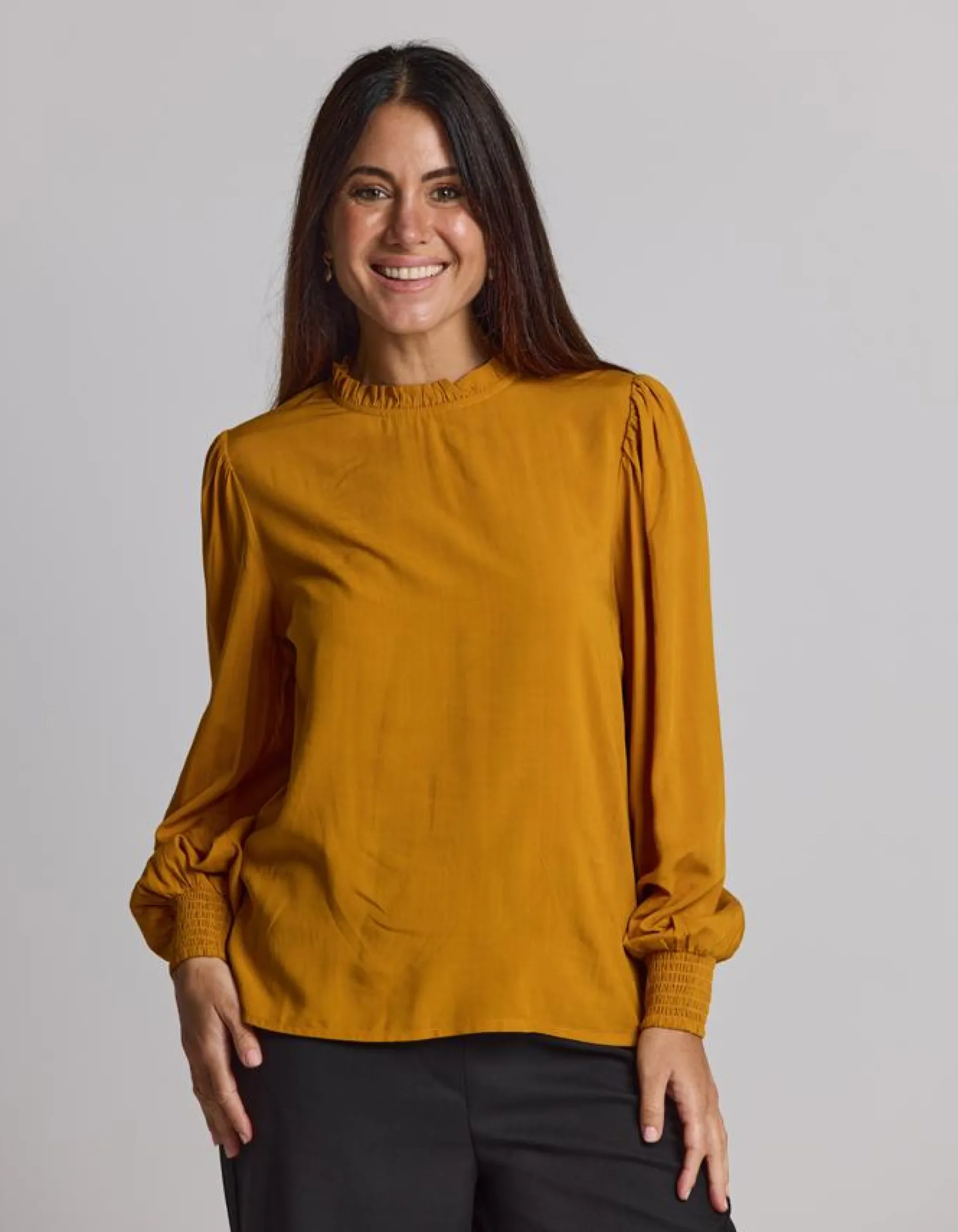 Prospect Blouse - Golden Syrup
