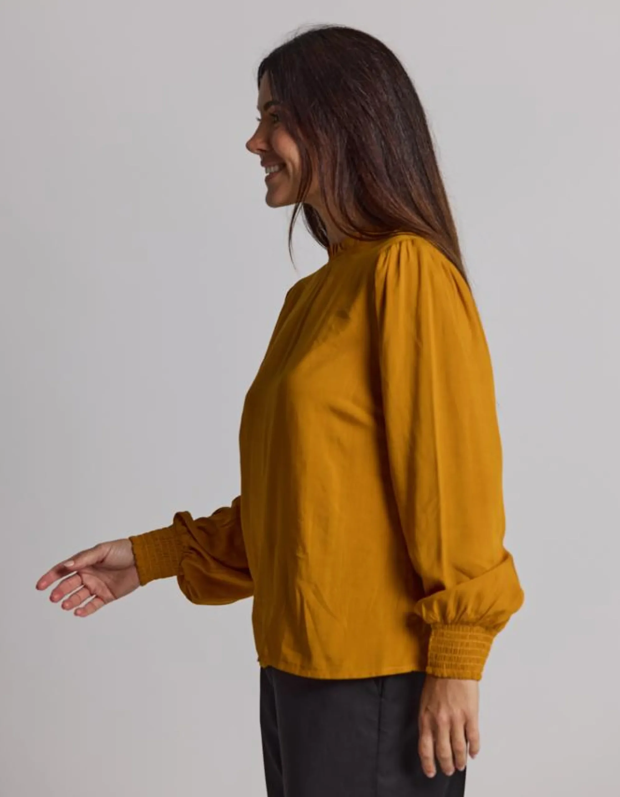 Prospect Blouse - Golden Syrup