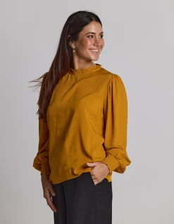 Prospect Blouse - Golden Syrup