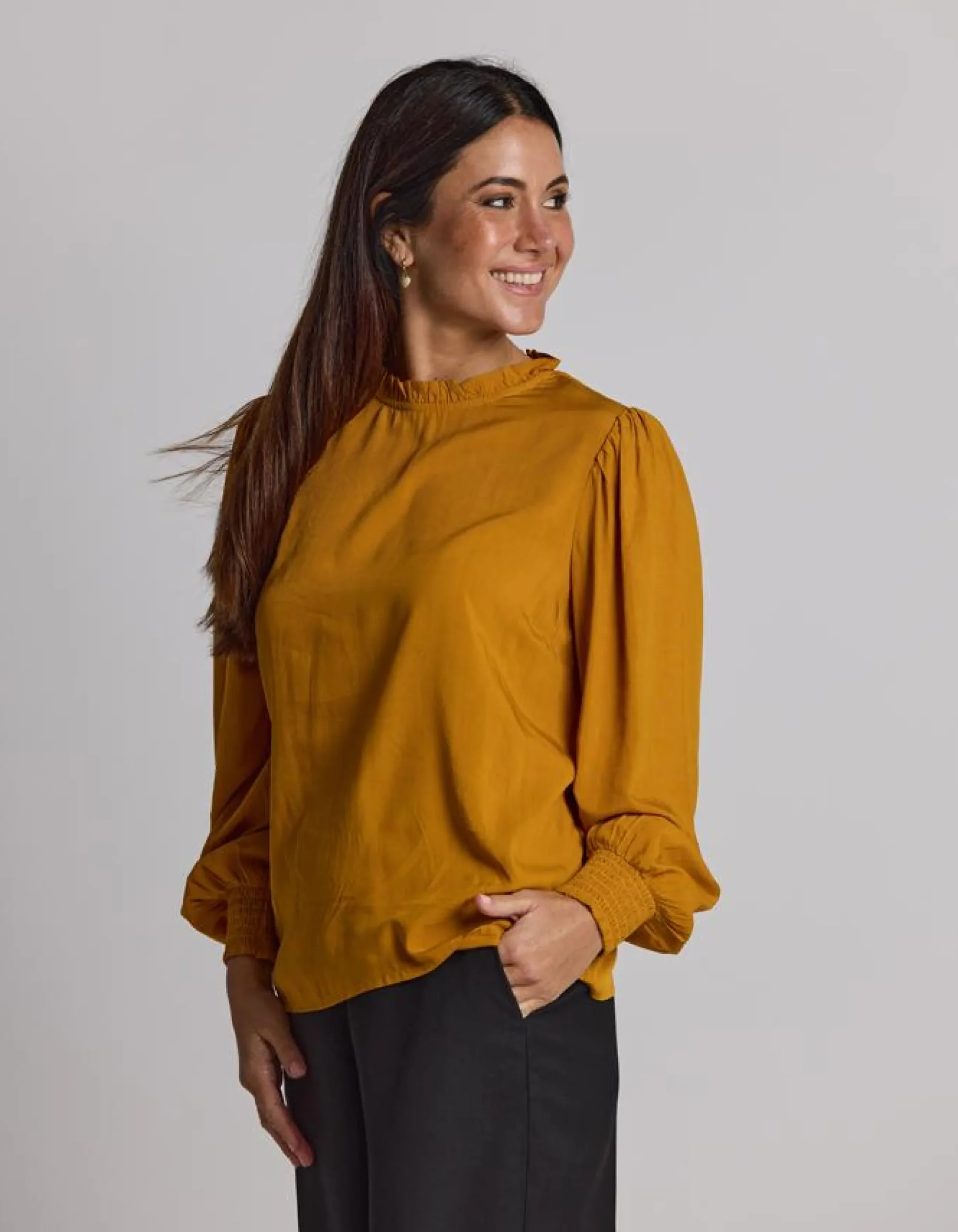 Prospect Blouse - Golden Syrup