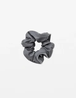 PU Scrunchie - Grey