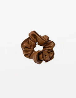 PU Scrunchie - Tan