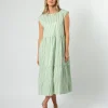 Rania Dress - Apple Stripe