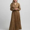 Rivington Dress - Bronze Peony