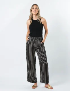 Ruth Pants - Milk Stripe