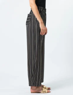 Ruth Pants - Milk Stripe