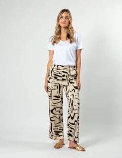 Ruth Pants - Painterly Geo