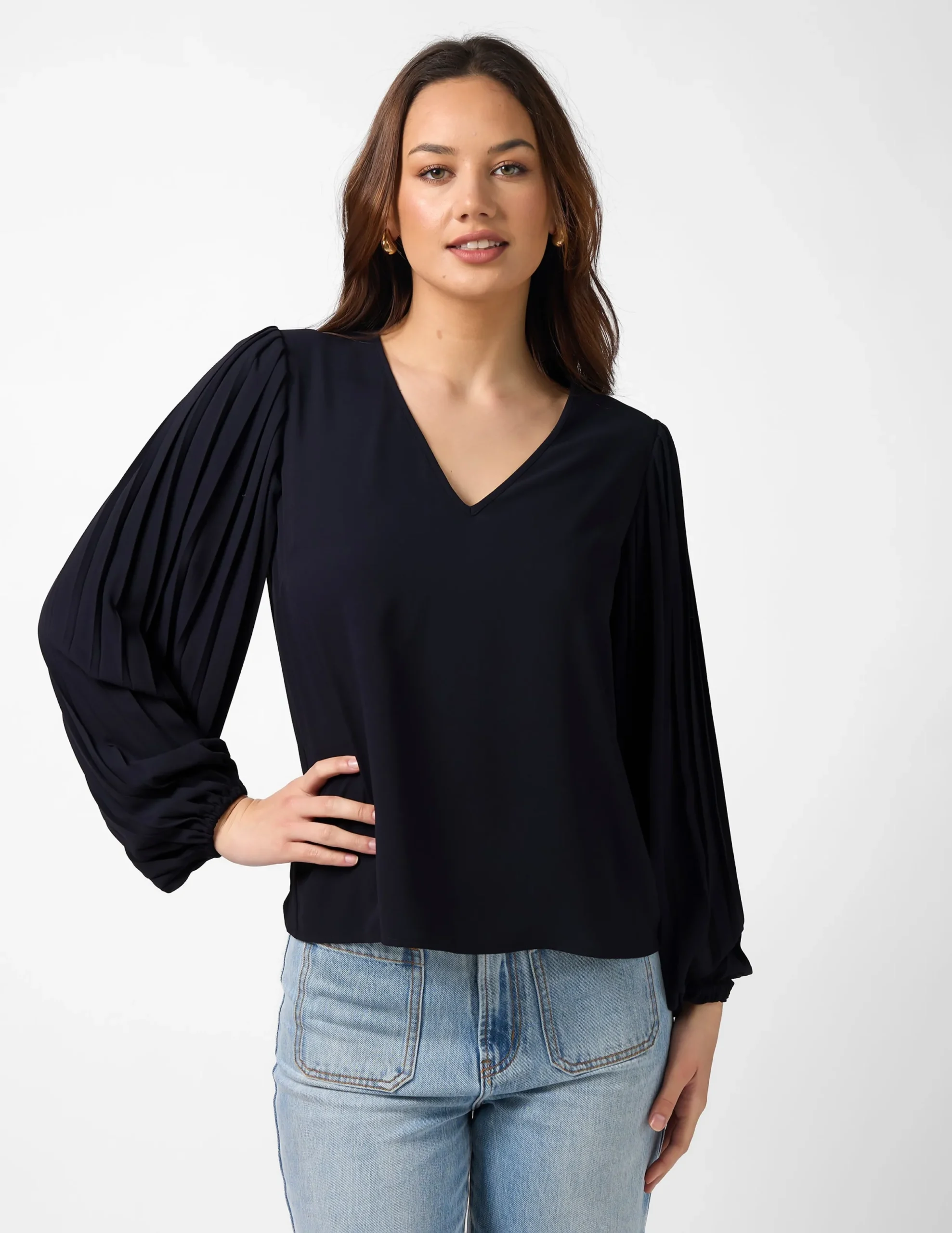 Sabine Blouse - Midnight