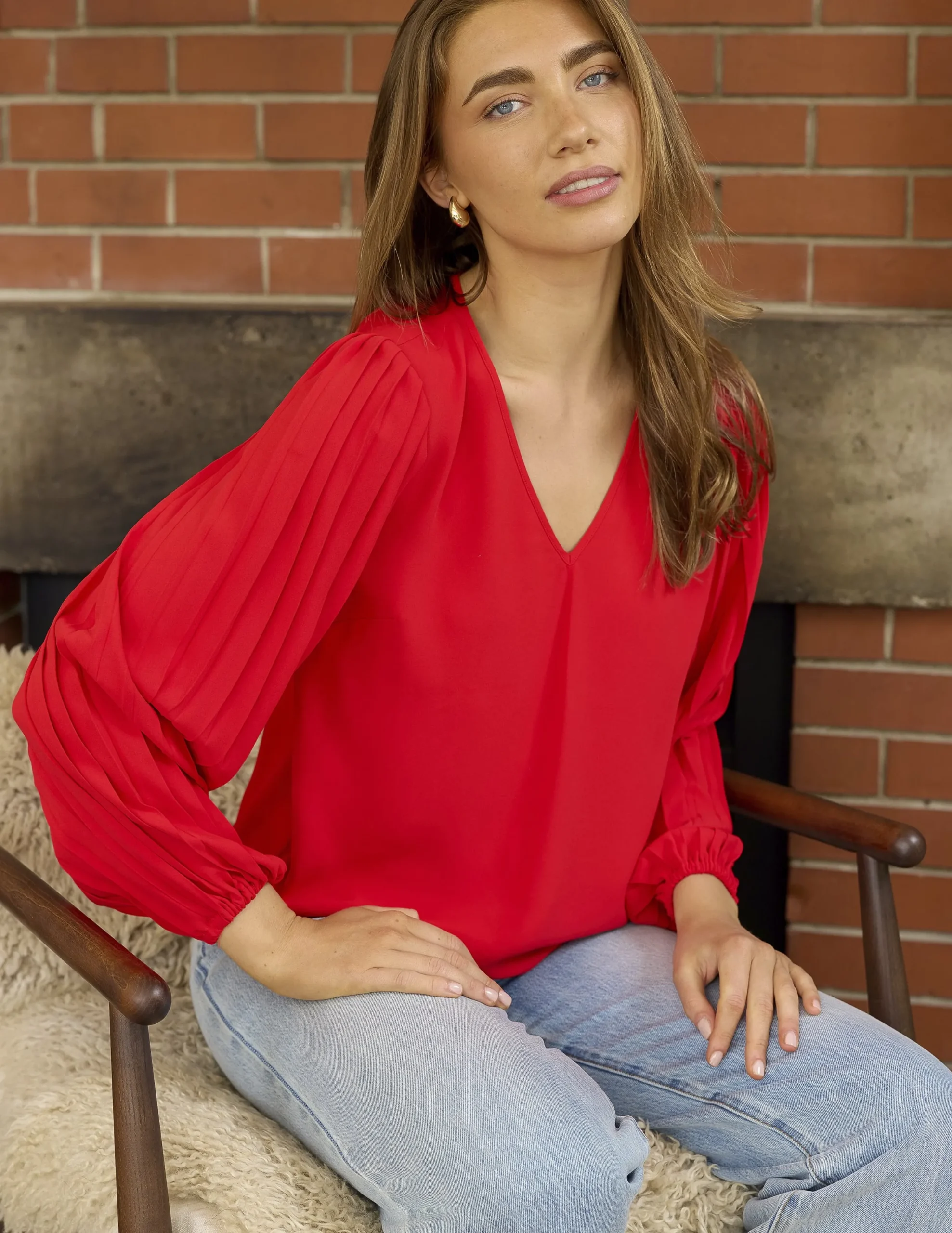 Sabine Blouse - Moulin Rouge