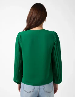 Sabine Blouse - Parakeet Green