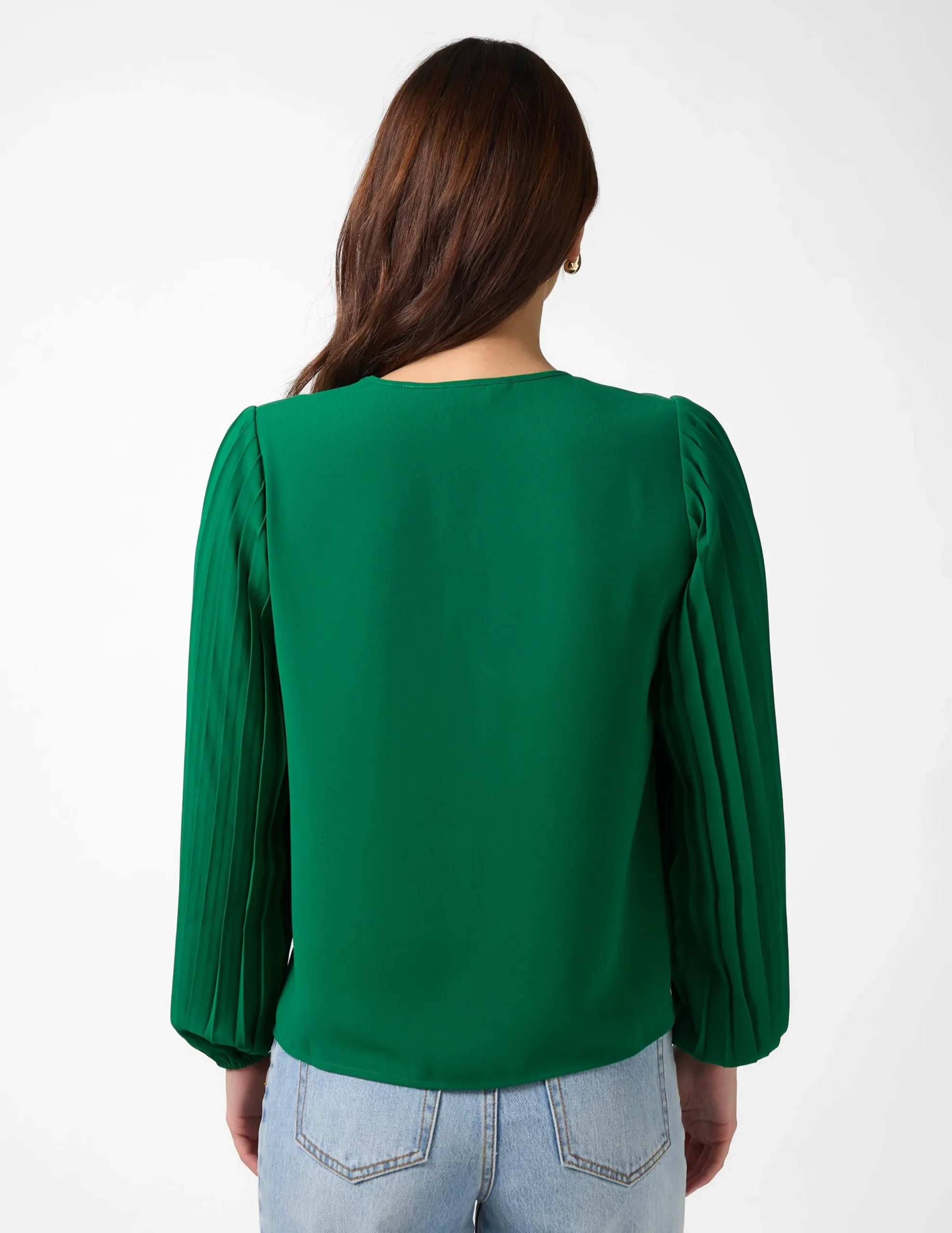 Sabine Blouse - Parakeet Green