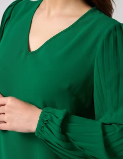 Sabine Blouse - Parakeet Green